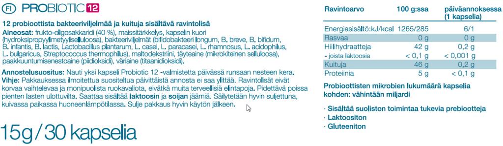 mikrokapselointi Kaikenikäisille miehille ja naisille.