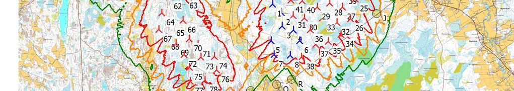 II (33 + 8) + Karijoki 2 + Mikonkeidas pohjoinen 7 +