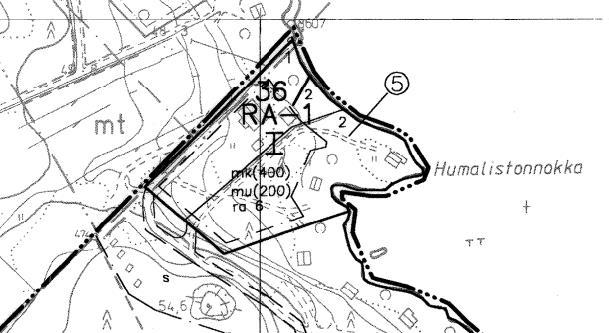 Ranta-asemakaavassa suunnittelualue on osoitettu loma-asuntojen korttelialueeksi (RA-1).