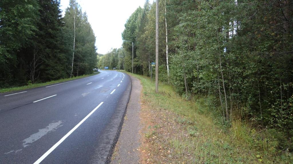 korkeuserot metsäisellä osuudella välillä Ruoke -