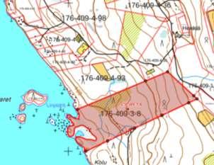 3-8 ja Alanko 4-93 rantavyöhykettä. Juukaan on matkaa noin 20 km. Kuva 1.