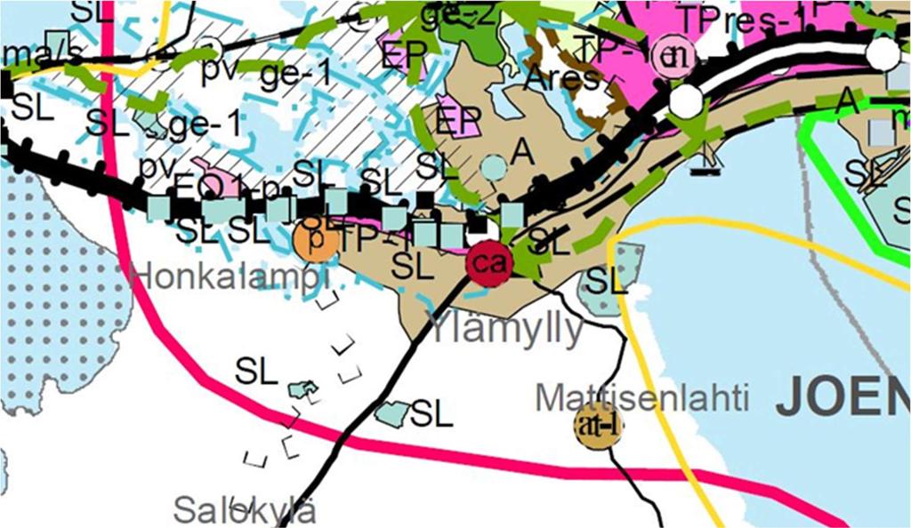 LIPERI Asemakaavan muutos ja laajennus Lehtorannan alueella 3 Suunnittelutilanne Maakuntakaava Pohjois-Karjalan maakuntakaavan 1. vaihe on vahvistettu valtioneuvostossa 2007, kaavan 2.