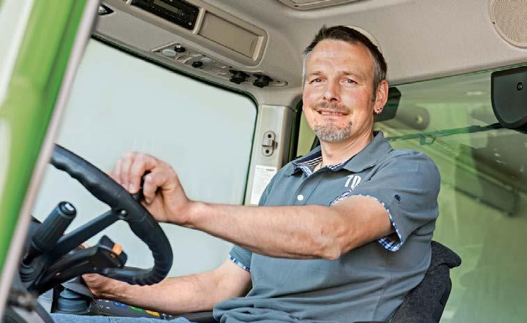 Eneän tilaa elämästä nauttimiseen Fendt VisioPlus -ohjaamo on tilava ja mukava. Huomaat sen jo noustessasi ohjaamoon leveitä askelmia pitkin.