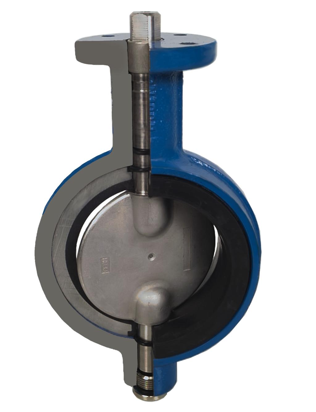 LÄPPÄVENTTIILIT Sarja SLT DN 40-300 PN 16/10 BUTTERFLY VALVES Serie SLT DN 40-300 PN 16/10 OMINAISUUDET Laipaton runko Asennus PN 16 tai 10 laippojen väliin Täysaukkoinen rakenne Kaasu- ja