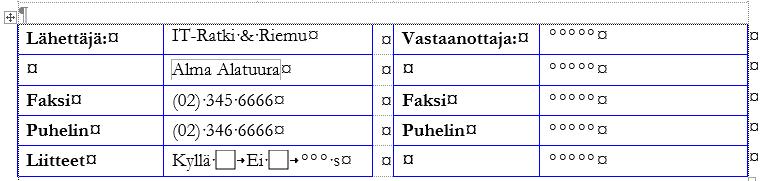 Kuva 253 Text Form Field Options (Tekstilomakekentän asetukset) - valintaikkuna Tehtyäsi Vastaanottaja-tekstikentän kaksoisnapsauta