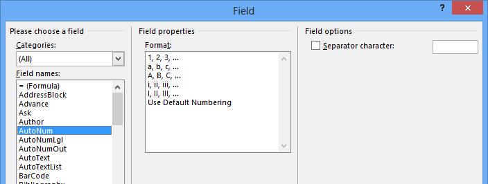 Kentät (Field) Wordissa kenttiä käytetään paikkamerkkeinä asiakirjan mahdollisesti muuttuville tiedoille. Kenttä on usein viittaus johonkin kohtaan asiakirjaa.