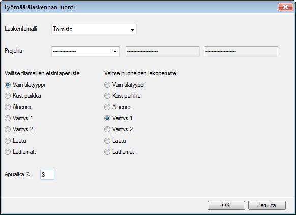 Tilannekohtaiset ohjeet Tilaluettelosta (.csv) mitoitus 1 Miten teen uuden mitoituksen tilaluettelosta?