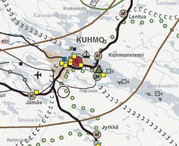 3.1.3 Rakennettu ympäristö Alueella ei ole rakennuksia. Kaava-alueen itä- ja länsipuolella on omakotiasustusta. 3.1.4 Kulttuurihistoria, muinaismuistot ja sotahistoria Alueelle ei ole kulttuuri- tai sotahistoriallisia kohteita eikä muinaismuistoja.