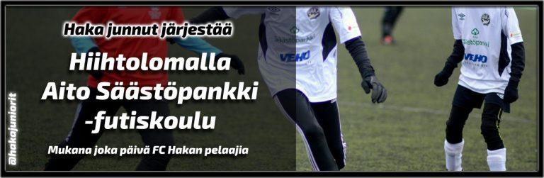 FC Hakan pelaajat ovat vahvasti mukana futiskoulussa ja ovat jokaisena päivänä ohjaamassa junioreita harjoitteissa sekä antavat kullanarvoisia