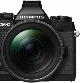 OLYMPUS OM-D E-M AMMATTILAINEN Olympuksen uusi huippumalli käyttää hybriditarkennusta, kun kuvataan käyttäen