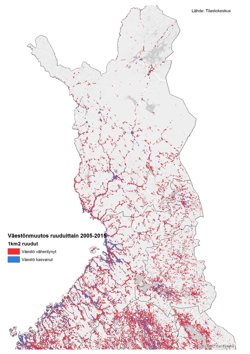 Pohjois-Suomen väestömuutos 1 x