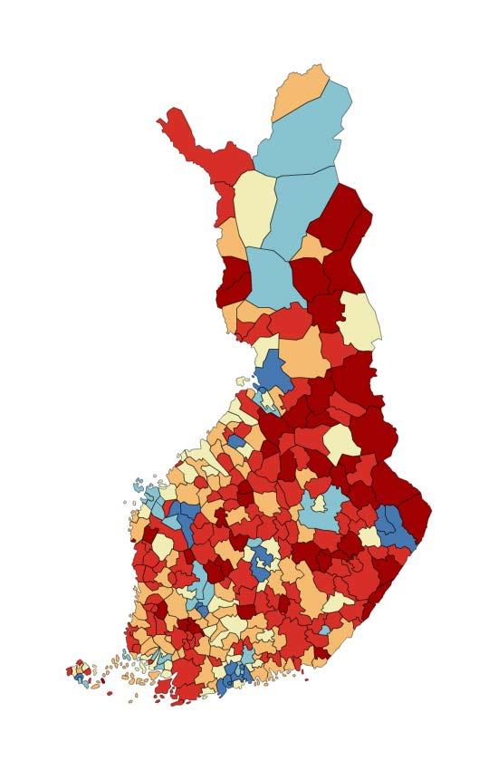 VALMISTUNEET ASUNNOT* KUNNITTAIN 10 000 ASU- KASTA KOHDEN PER VUOSI VUOSINA 2010-2015 TOP 20 KUNNAT VALMISTUNEIDEN ASUNTOJEN MÄÄRÄSSÄ SUHTEESSA ASUKASLUKUUN VUOSINA 2010-2015 (10 000 ASUKASTA KOHDEN