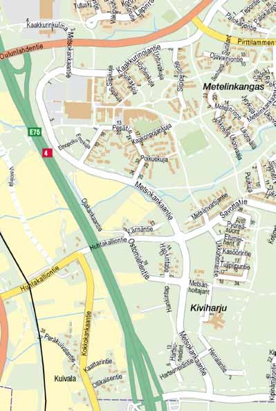 uonnonkaunis Metsokangas Metsokangas on rakennettu väljästi luonnontilaisen metsän ja niittyjen lomaan.