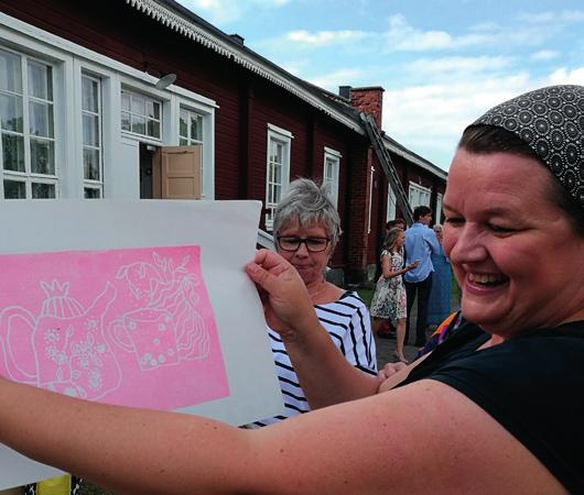 menetelmin, Grafiikanpaja, Katariinantori 4 Taito käsityö-ja muotoilukoulun kädentaitojen -työpaja