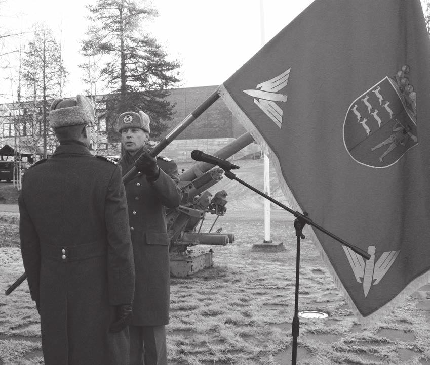 kentän kuulumisia Lapin ilmatorjuntarykmentin viimeinen komentajan vaihtotilaisuus Rykmentin komentaja vaihtui Arton päivänä Someroharjulla Rovaniemen varuskunnassa 31.10.