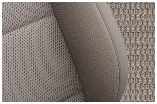 ArtVelours ²) Titan Black TW H 06 Istuinverhoilu