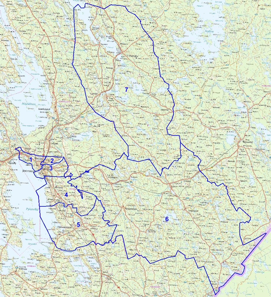 Palvelualueella 3 väestön lisäys perustuu Penttilänrannan,