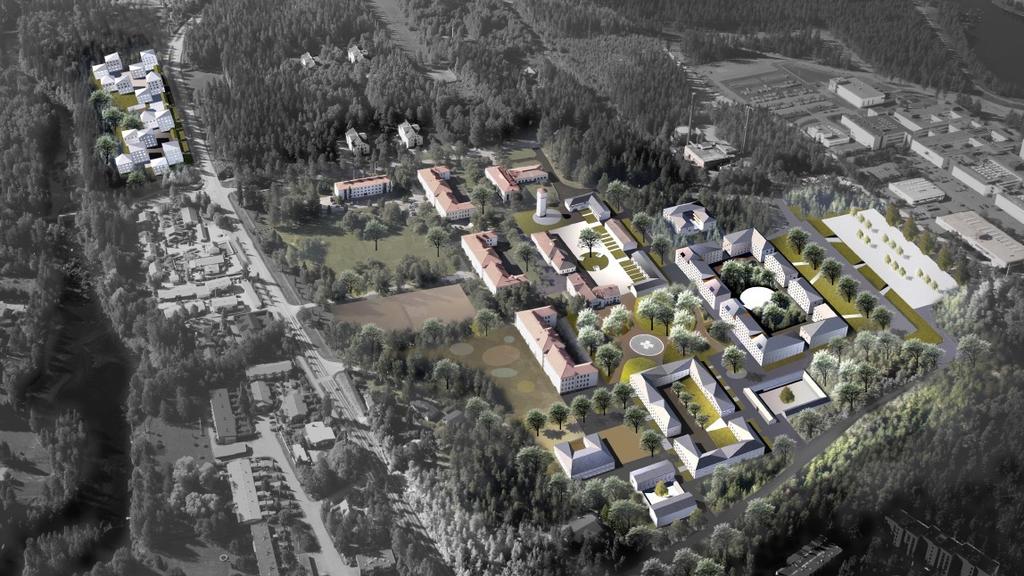 Törnävä Uusia koteja jauusia mahdollisuuksia Törnävän historiallinen sairaala-alue on yksi esimerkki