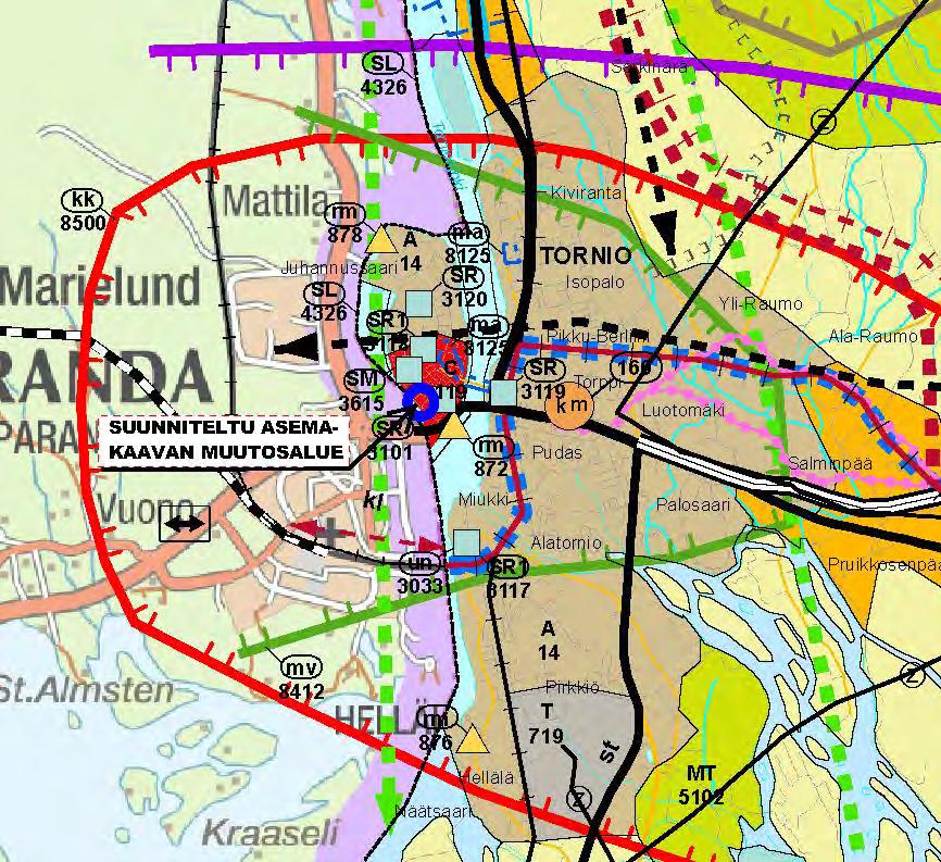6 3.1.4 Maanomistus 3.2 Suunnittelutilanne Kaavamuutosalue on katu- ja torialueiden (Rajakanava ja Viktoriantori) sekä korttelin 4 tonttien 3 ja 4 osalta kaupungin omistuksessa.