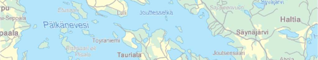 Alueen etäisyys Pälkäneen kirkonkylään on n. 20 km.