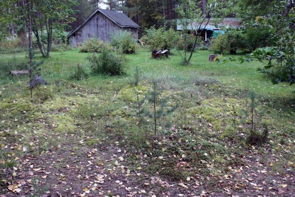 Kiveyksiin ei kajottu ja ne dokumentoitiin vain pintapuolisesti. Pihapiirin kaakkoislaidalla olevat vierekkäiset kiveykset (kiveys 1 ja 2) sijaitsevat kesämökistä noin 10 m kaakkoon.