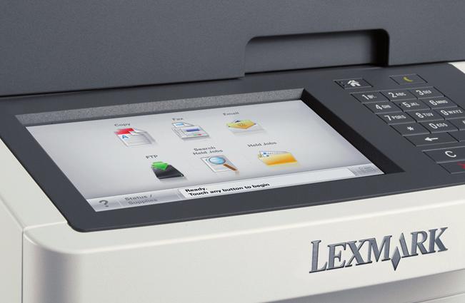 Lexmark XC2132 Tärkeimmät ominaisuudet Työn optimointia edistävät ominaisuudet 4 8 1 6 5 7 3 1)