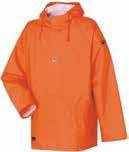 369 265 70030 HORTEN JACKET 200 FLUOR ORANGE X 100% Polyester - 410 g/m², PVC coated Vedenpitävyys EN 343, luokka 3/1 Kuumuus-