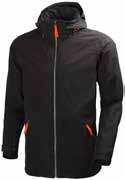 ja mukavaa trikoota 992 980 71330 LIEGE COAT BLACK X 100% Polyester Helly Tech