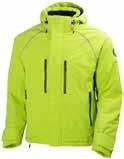 tuulenpitävä ja hengittävä Helly Tech -kangas 71335 ARCTIC JACKET 430 DARK LIME, 590 NAVY,