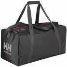 HELLY HANSEN WORKWEAR 2017 79565 DUFFEL BAG 90 L 993 530 RACER BLUE, BLACK, 993 BLACK/YELLOW STD 100% Nylon 100 % nailonia Vettä hylkivää ja tuulenpitävää kangasta Vetoketjullinen ulkotasku Kaksi