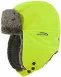 PROTECTION BLACK STD 30% Wool, 70% Acrylic Lämmin ja mukava Pidennetty korvien