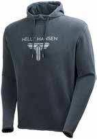 Helly Hansen- ja Mjølnirpainatukset rintamuksessa 100 % puuvillaa 310 g/m² Viimeistelemättömät yksityiskohdat Rento malli Kirjailtu Helly Hansen Workwear -logo Helly Hansen Mjølnir -painatus