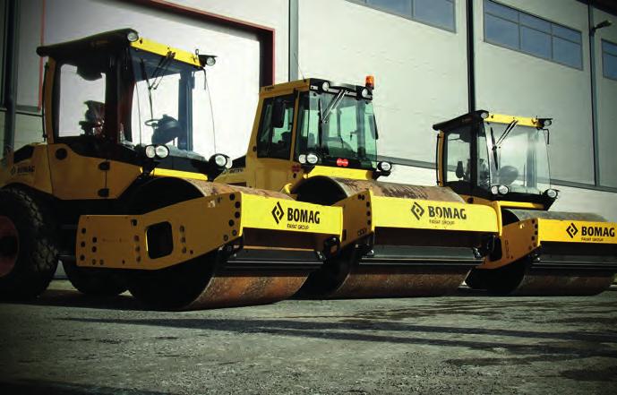 BOMAG JYRÄT D- JA DH-MALLIT TEHOA TIIVISTYKSEEN BOMAG 1-VALSSIJYRÄMALLISTO KATTAA KONEET KOKOLUOKISSA 3,3-33 TONNIA. Malli Työleveys (mm) Moottori Työpaino (kg)* Maks.