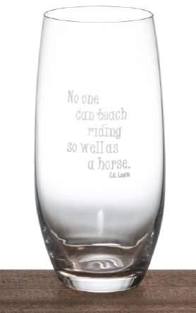 Engraving Crystal Glass Aphorism Collection Do more of what makes you happy.