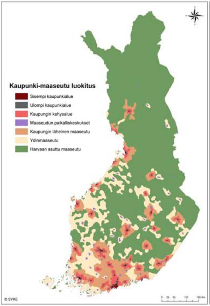 Yleisiä tuntemuksia HARVA-alueilla Turvallisuus koetaan vetovoimatekijäksi Hätätilanteissa avun saaminen voi kestää kauan ja tämä koetaan uhkana Huonot