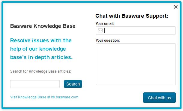 3 Ota yhteyttä Baswaren asiakastukeen Baswaren asiakastuen yhteystiedot löydät Basware Knowledge Base -verkkosivuilta.