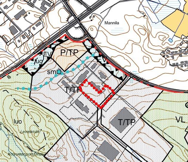 2.3 Suunnittelutilanne Maakuntakaava Kanta-Hämeen maakuntakaavassa (vn 28.9.2006), alue on työpaikka-aluetta TP. Moreenin alueen länsiosassa on logistiikkakeskittymän kohdemerkintä.
