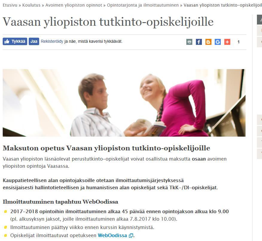 Sivuaineopinnot 21.9.