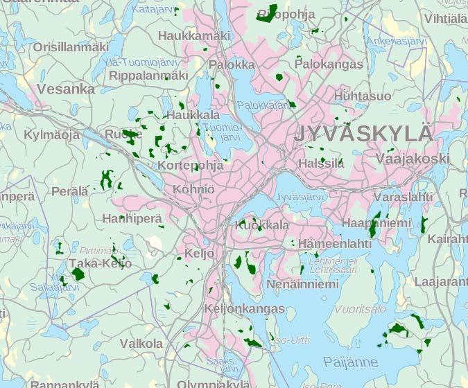 Suojeluala 50 metrin