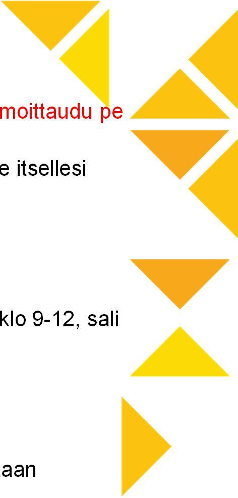 Korvaavat kielikokeet syksy 2017 Englannin kielen korvaava kielikoe Luetunym. ja tekstianalyysi, ti 5.9. klo 12-14 salissa F362A. Ilmoittaudu pe 1.9. klo 12 mennessä! Suulliset taidot, ke 6.9., to 7.