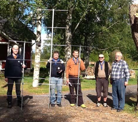 amatööriä ilmoittautui. Nämä 11 antennin rakentajaa jaettiin kolmeen ryhmään, kolmelle lauantaille elo-syyskuussa.