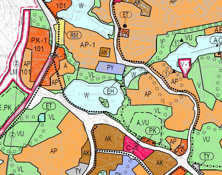 OSALLISTUMIS- JA ARVIOINTISUUNNITELMA Ote Kuopion keskeisen kaupunkialueen yleiskaavasta Ajantasa-asemakaava: Alueella on voimassa yhteensä asemakaava-aluetta.