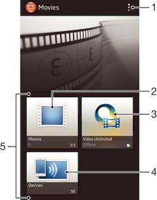 Elokuvat Tietoja Movies-sovelluksesta Movies-sovelluksella voit toistaa elokuvia ja muuta videosisältöä, joka on tallennettu laitteeseesi.