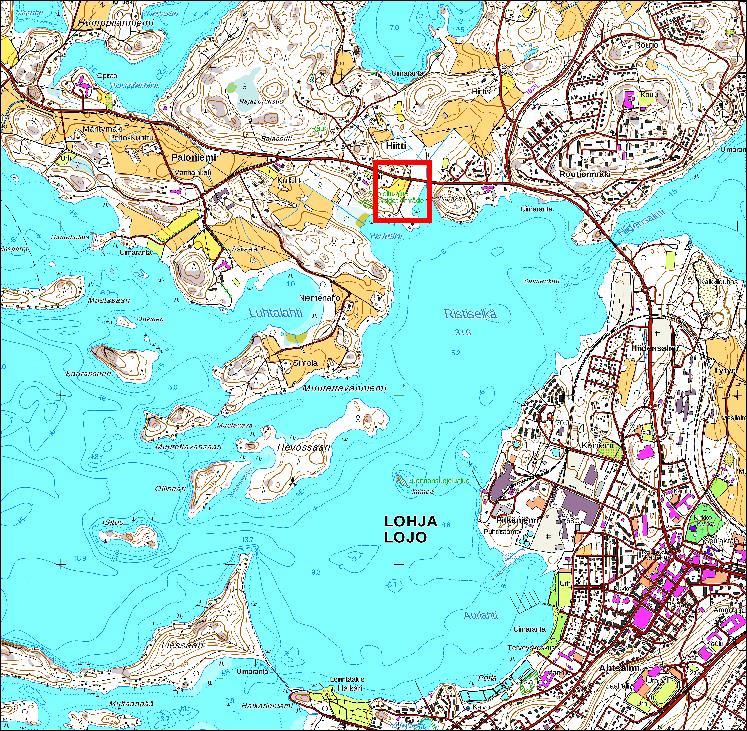 Kulttuuriympäristöpalvelut Heiskanen & Luoto OY Lohja Haukilahti 2016 2 LÄHESTYMISKARTTA Kuva 1.