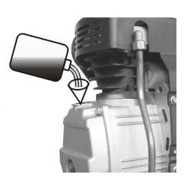 8. VAROITUKSIA 1. Suojuksen, huohotusputken ja ilmansuodattimen on oltava paikallaan ennen kompressorin käyttöä (kuva 3). 2. Älä koskaan kierrä irti mitään liitintä kun paineilmasäiliössä on painetta.