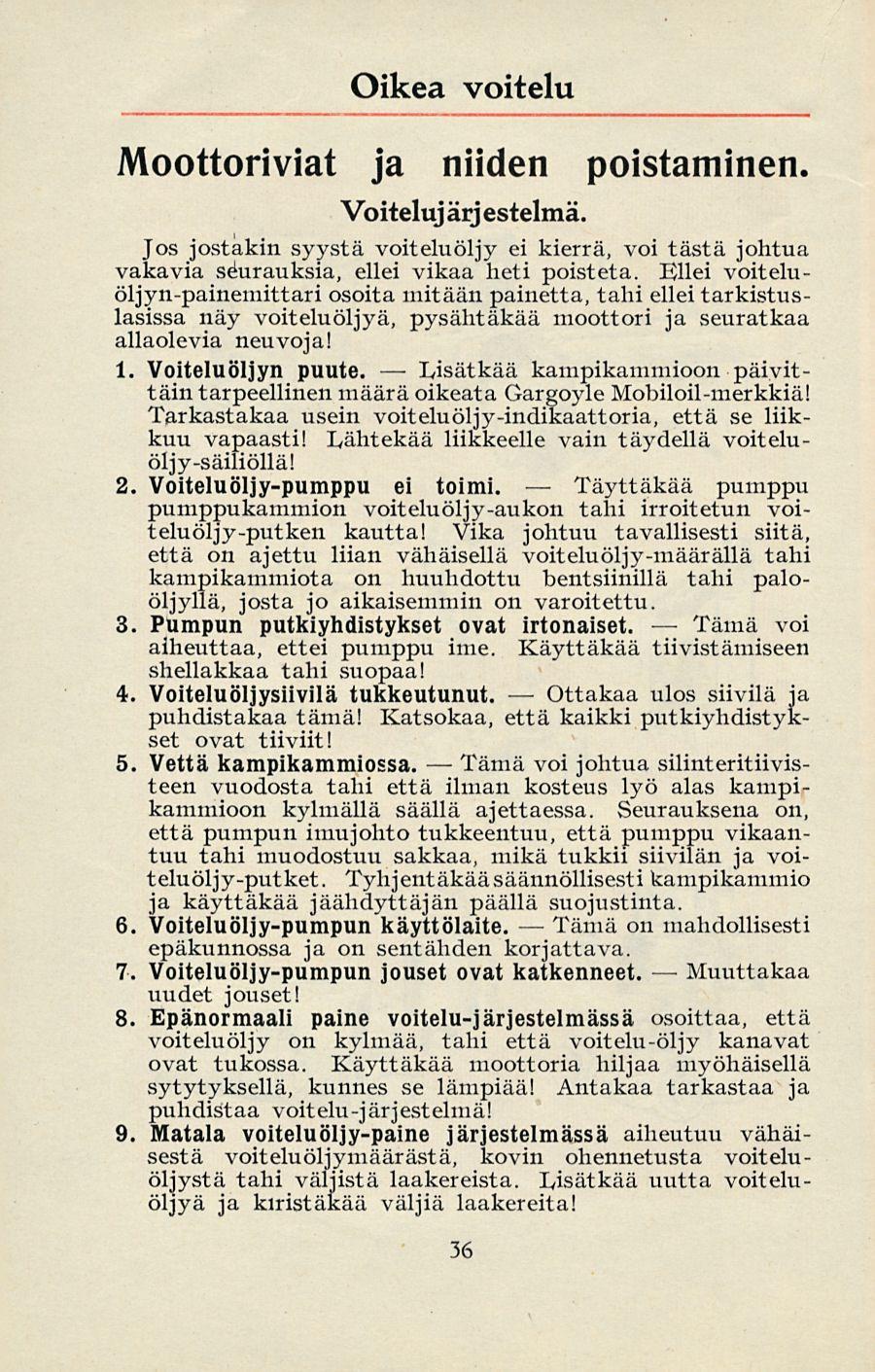 Lisätkää Tämä Ottakaa Täyttäkää Tämä Tämä Oikea voitelu Moottoriviat ja niiden poistaminen. Voiteluj ärjeste lma.