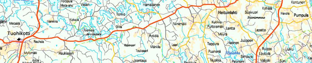 rikkonainen suunnittelualue muodostuu