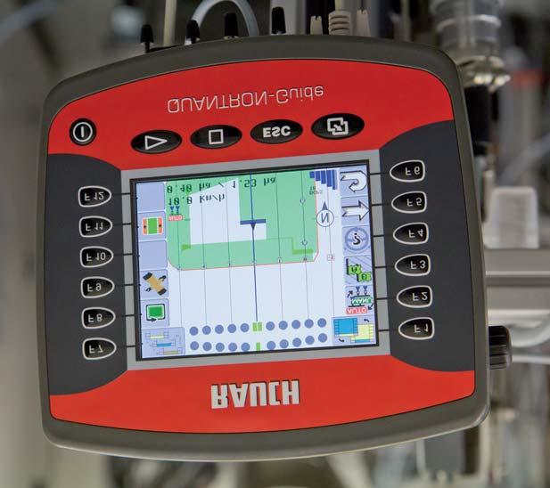 Vaihtoehtoisesti myös Teejetin (Matrix 570 G), Müller Track Guide II:n tai Trimblen (CFX 750) GPS-päätelaitteita