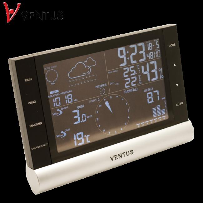 W820 VENTUS Bluetooth Professional -sääasema Bluetooth Professional -sääasema mittaa ulkoilman lämpötilan, kosteuden, tuulen ja sademäärän.