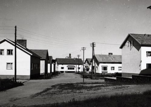 Rauman kaupungin kaavoitus Ilmakuva Kukonkarin alueesta 1960-luvun alusta kertoo, miten alueesta rakentui yhdenmukainen myös ilmasta havaittuna.